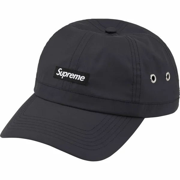 Supreme Crown Band Nylon 6-Panel - Black (front)