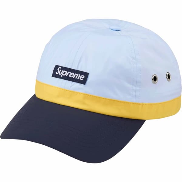 Supreme Crown Band Nylon 6-Panel - Light Blue (front)