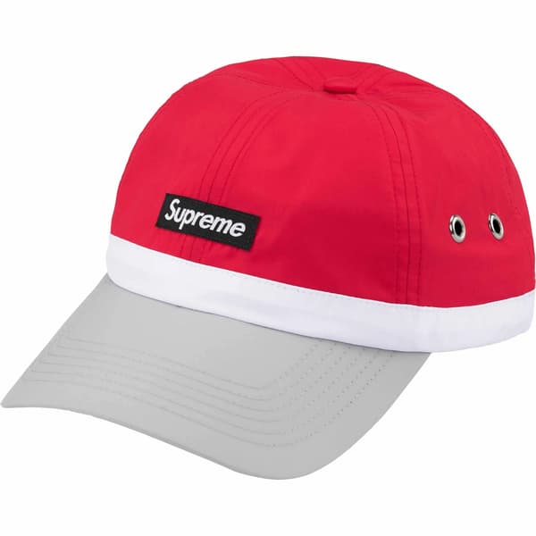 Supreme Crown Band Nylon 6-Panel - Red (front)
