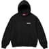 Supreme Crown Hooded Sweatshirt - Black (front)