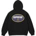 Supreme Crown Hooded Sweatshirt - Black (front)
