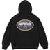 Supreme Crown Hooded Sweatshirt - Black (front)