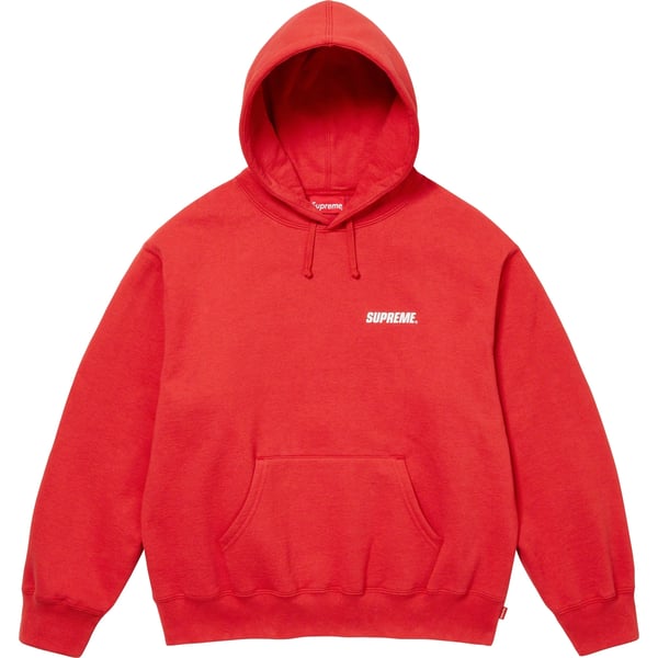 Supreme Crown Hooded Sweatshirt - Burnt Red (front)