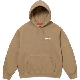 Supreme Crown Hooded Sweatshirt Dark Sand