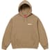 Supreme Crown Hooded Sweatshirt - Dark Sand (front)