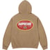 Supreme Crown Hooded Sweatshirt - Dark Sand (front)