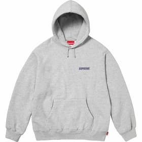 Supreme Crown Hooded Sweatshirt Heather Grey
