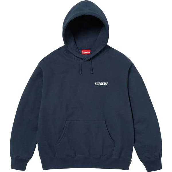 Supreme Crown Hooded Sweatshirt - Navy (front)