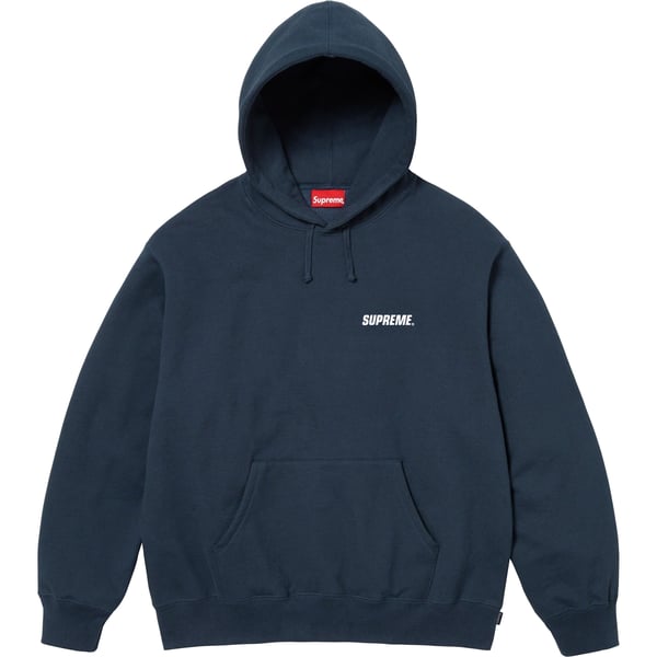 Supreme Crown Hooded Sweatshirt - Navy (front)
