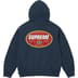 Supreme Crown Hooded Sweatshirt - Navy (front)