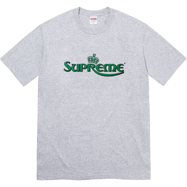 Supreme Crown Tee - Heather Grey (front)