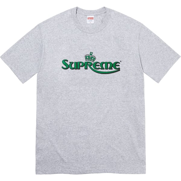 Supreme Crown Tee - Heather Grey (front)