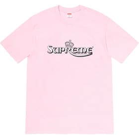 Supreme Crown Tee Light Pink