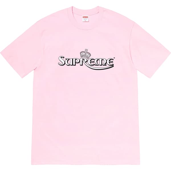 Supreme Crown Tee - Light Pink (front)