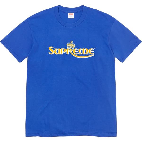 Supreme Crown Tee - Royal (front)