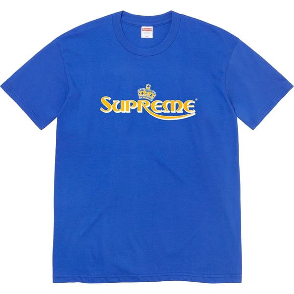 Supreme Crown Tee - Royal (front)