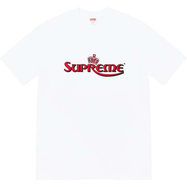 Supreme Crown Tee - White (front)