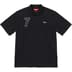 Supreme Cursive Polo - Black (front)