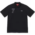 Supreme Cursive Polo - Black (front)