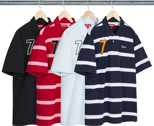 Supreme Cursive Polo - Group Shots (front)