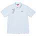 Supreme Cursive Polo - Light Blue (front)