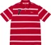 Supreme Cursive Polo - Red Stripe (front)