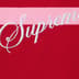 Supreme Cursive Polo - Red Stripe (front)