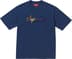 Supreme Cursive S/S Top - Navy (front)
