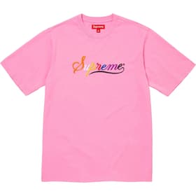 Supreme Cursive S/S Top Pink