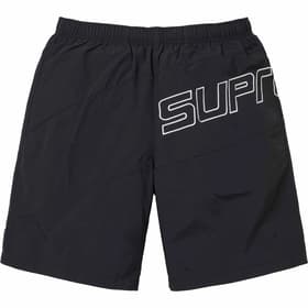 Supreme Curve Nylon Short Black