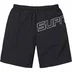 Supreme Curve Nylon Short - Black (front)