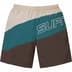 Supreme Curve Nylon Short - Brown (front)