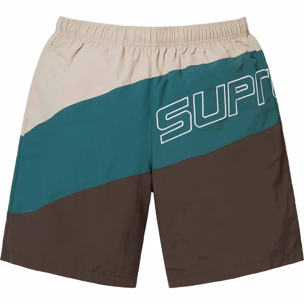 Supreme Curve Nylon Short - Brown (front)