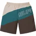 Supreme Curve Nylon Short - Brown (front)