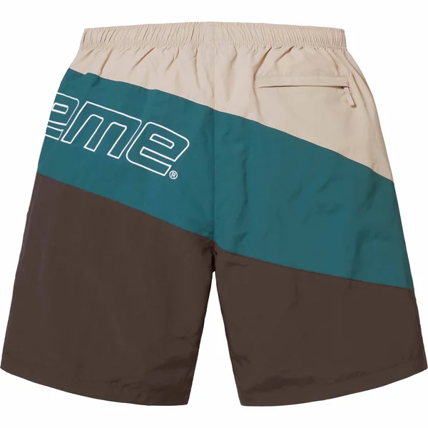 Supreme Curve Nylon Short - Brown (front)