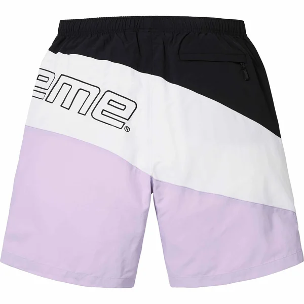 Supreme Curve Nylon Short - Light Purple (front)