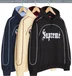 Supreme Curve Piping Hooded Sweatshirt - Product Image