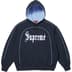 Supreme Curve Piping Hooded Sweatshirt - Navy (front)