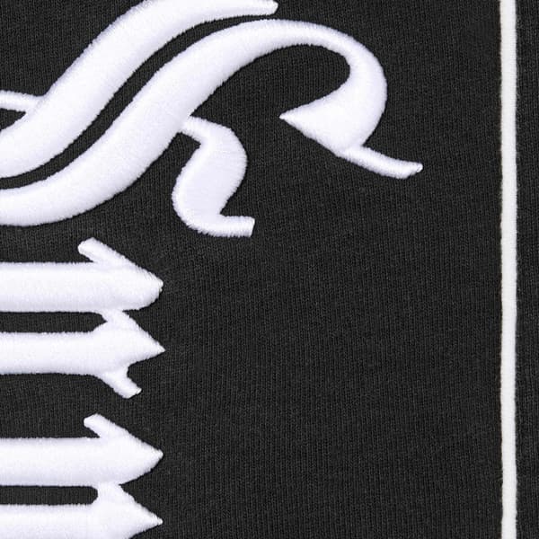 Supreme Curve Piping Sweatpant - Black (front)