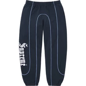 Supreme Curve Piping Sweatpant Navy