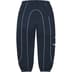 Supreme Curve Piping Sweatpant - Navy (front)