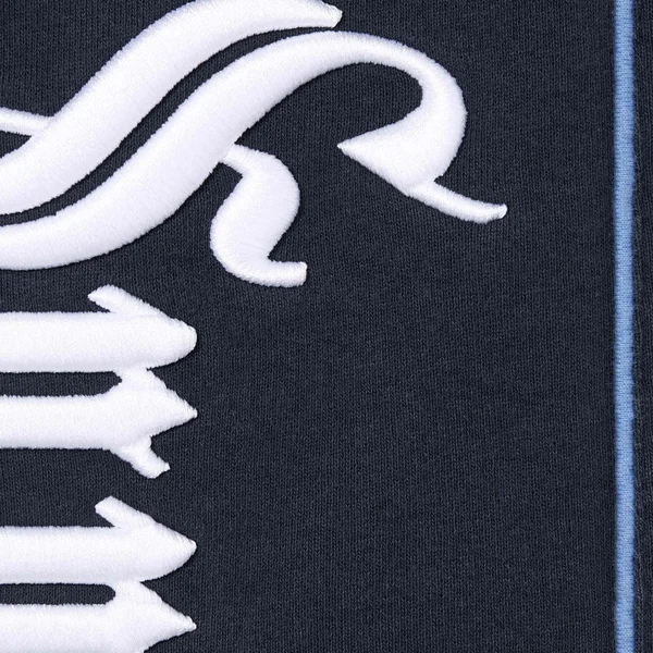 Supreme Curve Piping Sweatpant - Navy (front)