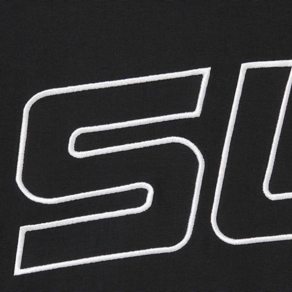 Supreme Curve Track Jacket - Black (front)