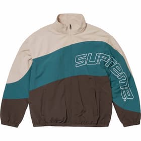 Supreme Curve Track Jacket Brown