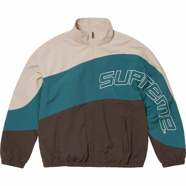 Supreme Curve Track Jacket - Brown (front)