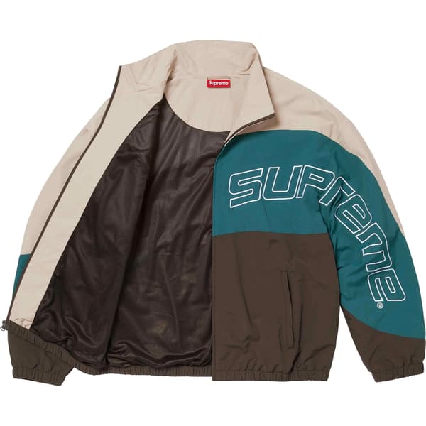 Supreme Curve Track Jacket - Brown (front)