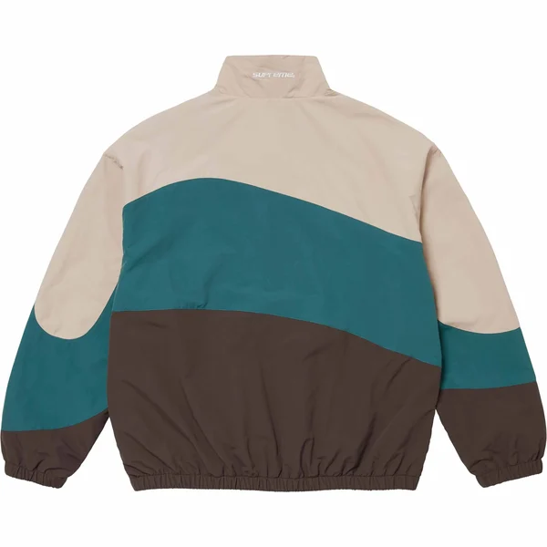 Supreme Curve Track Jacket - Brown (front)