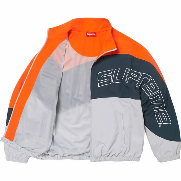 Supreme Curve Track Jacket - Grey (front)