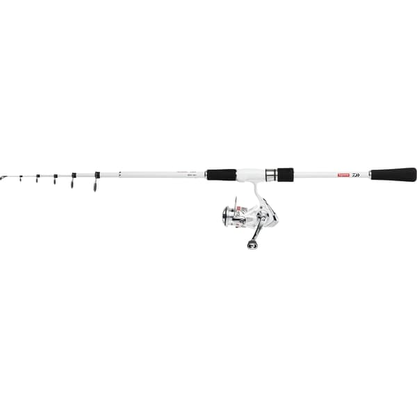 Supreme Daiwa DV1 Fishing Rod and Reel - White (front)