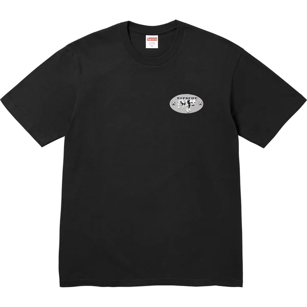 Supreme Dalmatian Tee - Black (front)
